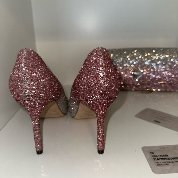 Jimmy choo romy 100 flamingo / platinum - Picture 3 of 4